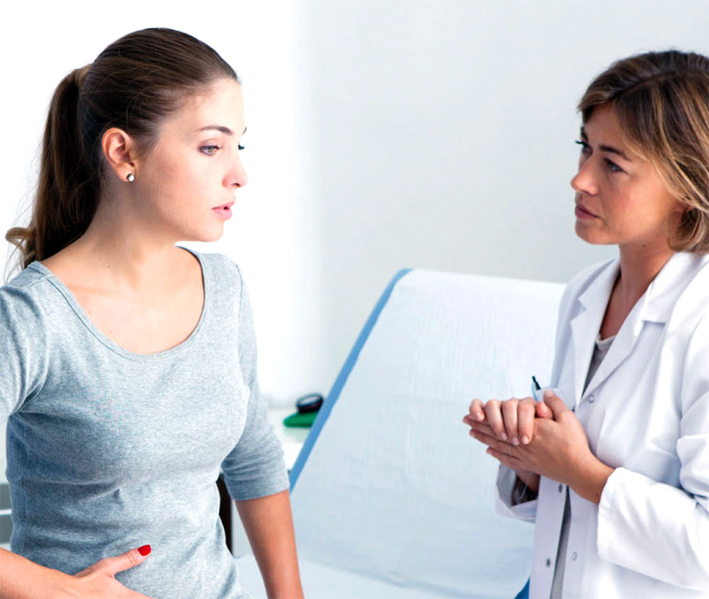 A Clarendon Health specialist in consultation with a patient